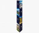 PLV Totem triangulaire - Publicité pour services, produits ✦ Window2Print