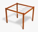 Store pergola 400 x 400 cm - imperméable - blanc