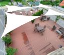 Toile d ombrage triangulaire jardin tarasse- Window2Print
