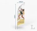 Alu Oriflamme Bend L - Fan Zone | Window2Print