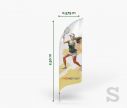 Oriflamme prix - Alu Bend S - Fan Zone | Window2Print