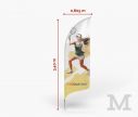 Alu Oriflamme Bend M - Fan Zone | Window2Print