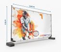 Bâche publicitaire chantier de pvc 340 x 175 cm - Fan Zone | Window2Print