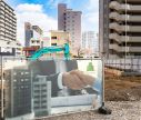Bâche publicitaire chantier 340 x 175 cm - bannière personnalisée - W2P