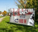 Banderole de chantier 340 x 175 cm - votre propre conception ❖ Window2Print