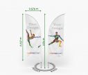 Alu Oriflamme Bend S recto verso - Impression grand format - Window2Print