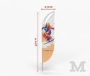 Oriflamme plume - Bend M - Fan Zone | Window2Print