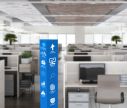 PLV Totem triangulaire - Pliable en petits formats ✦ Window2Print