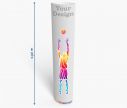 PLV Totem elliptique 40 x 190 cm ✦ Window2Print