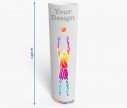 PLV Totem elliptique 50 x 190 cm ✦ Window2Print