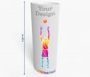 PLV Totem elliptique 70 x 190 cm ✦ Window2Print