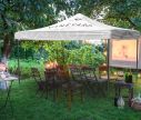 Grande tente 3 x 4,5 m avec toit - Parfait pour une fête dans le jardin - Window2Print