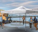 Grande tente 3 x 4,5 m avec toit - Parfait pour un festival - Window2Print
