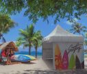 Grande tente 3 x 4,5 m avec toit et murs - Parfait pour un festival - Window2Print