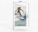 Drapeau sportif 150 x 300 cm - avec mousquetons - Fan Zone | Window2Print