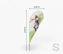 Classic Oriflamme Drop S - Fan Zone | Window2Print