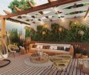 Pergola a lamelle Ombre agréable ・ Window2Print