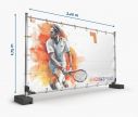 Bâche publicitaire chantier de mesh 340 x 175 cm - Fan Zone | Window2Print
