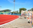 Bâche publicitaire chantier de mesh 340 x 173 cm - Bannière pour événements sportifs ❖ W2P