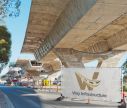 Bache microperforée - publicité sur la clôture  I W2P