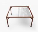 Store Pergola Premium - imperméable - blanc - Imprimerie