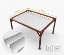 Store exterieur pour pergola・ Window2Print