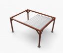 Store exterieur pour pergola - plié・ Window2Print