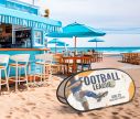 Pop-Up ovale Beachbanner 250 x 100 cm - espace publicitaire| Window2Print