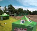 Tente moyenne 3 x 3 m avec toit et murs - Fan Zone | Window2Print