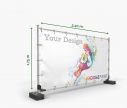 Banderole de chantier de pvc 340 x 175 cm ❖ Window2Print