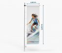Drapeau oriflamme publicitaire 1x3 m - Fan Zone | Window2Print