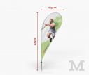 Oriflamme goutte - Classic Oriflamme Drop M - Fan Zone | Window2Print