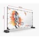 Bâche publicitaire chantier de mesh 340 x 173 cm - Fan Zone | Window2Print