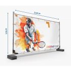 Bâche publicitaire chantier de pvc 340 x 175 cm - Fan Zone | Window2Print