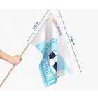 Drapeau sur hampe 91 x 60 cm - Fan Zone | Window2Print