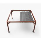 Store Pergola Premium - imperméable - gris