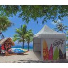 Grande tente 3 x 4,5 m avec toit et murs - Parfait pour un festival - Window2Print