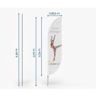 Classic Oriflamme Bend L - Impression personnalisée | Window2Print