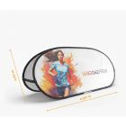 Pop-Up ovale Beachbanner 250 x 100 cm - Fan Zone | Window2Print