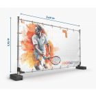 Bâche publicitaire chantier de mesh 340 x 175 cm - Fan Zone | Window2Print