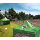 Tente moyenne 3 x 3 m avec toit et murs - Fan Zone | Window2Print