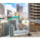 Bâche publicitaire chantier de pvc 340 x 173 cm - Publicité | Window2Print