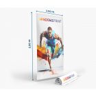 Roll up publicitaire personnalisé 100x200 - impression film - Fan Zone | Window2Print