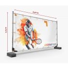 Bâche publicitaire chantier de pvc 340 x 173 cm - Fan Zone | Window2Print