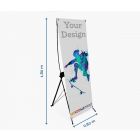 X-banner 80 x 180 cm - Window2Print