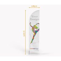 Classic Oriflamme Straight XL - Window2Print - Impression grand format