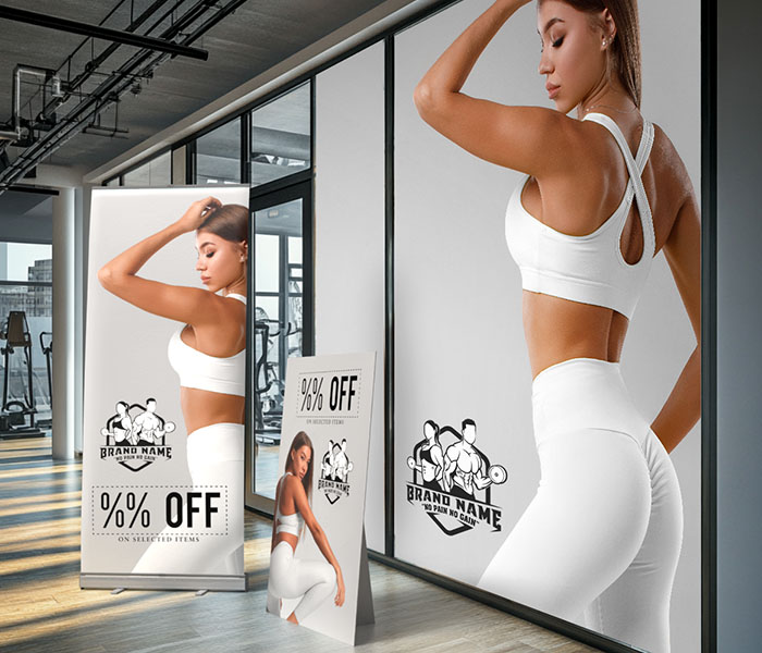Votre matériel publicitaire dans les salons de beauté et de fitness